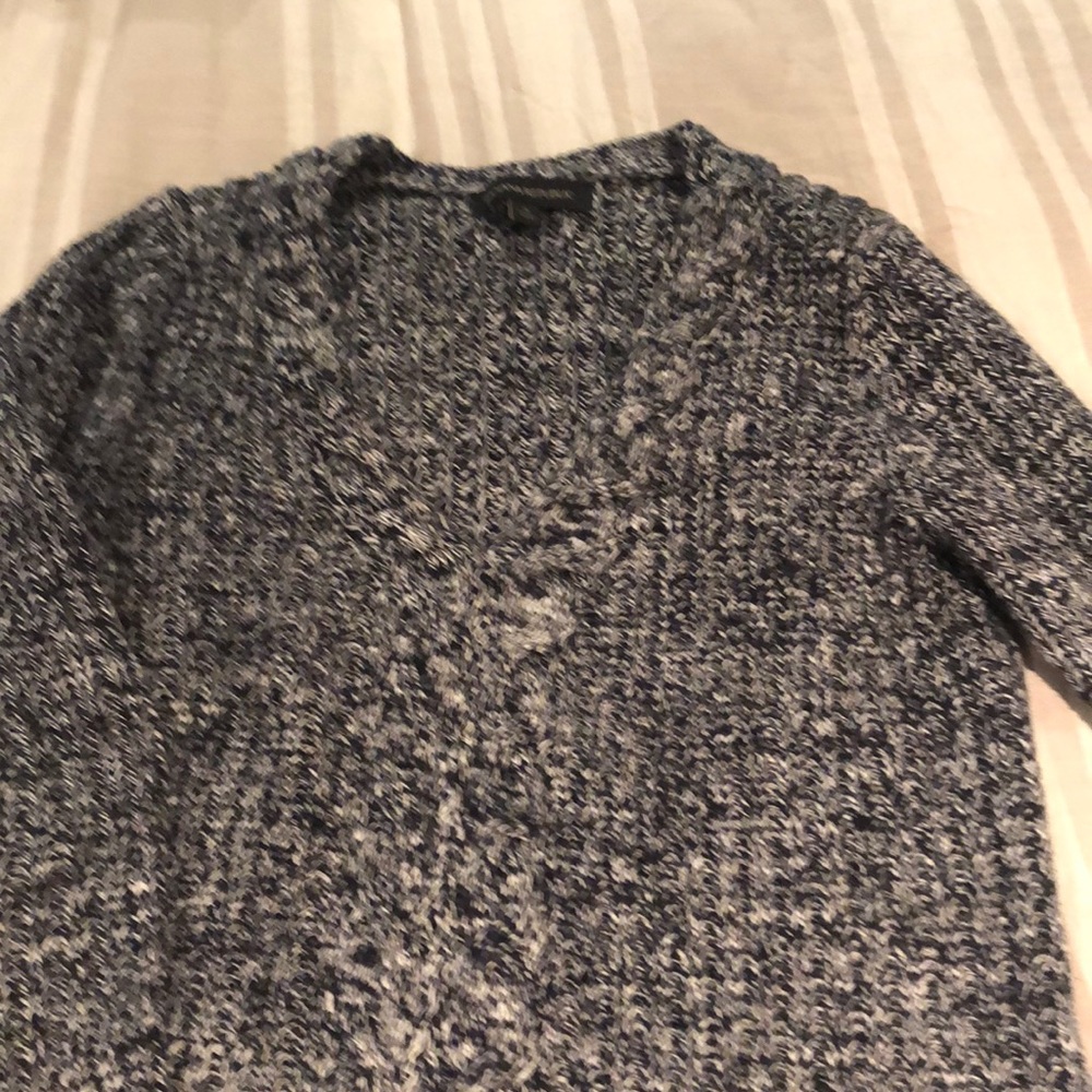 Banana Republic Navy and white sweater